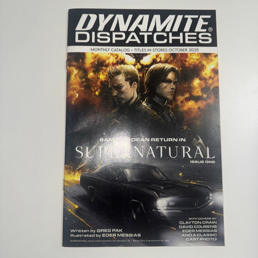 Dynamite Dispatches Supernatural Promo Greg Pak Eder Messias October 2025